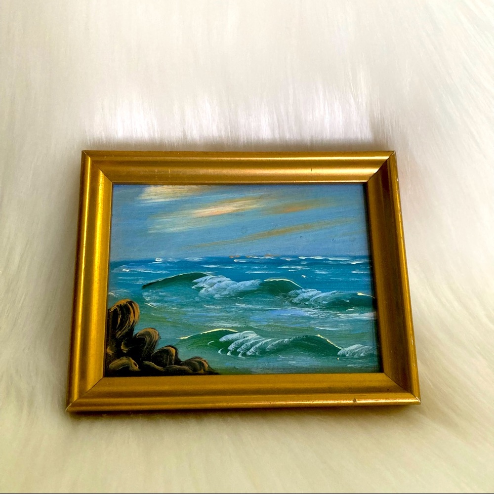 Vintage Ocean Painting